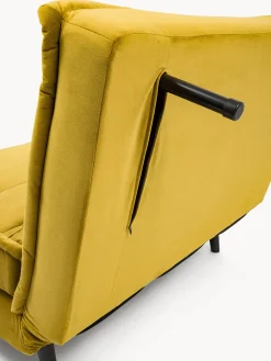 coincasa Divano letto Guest con rivestimento in velluto di poliestere riciclato