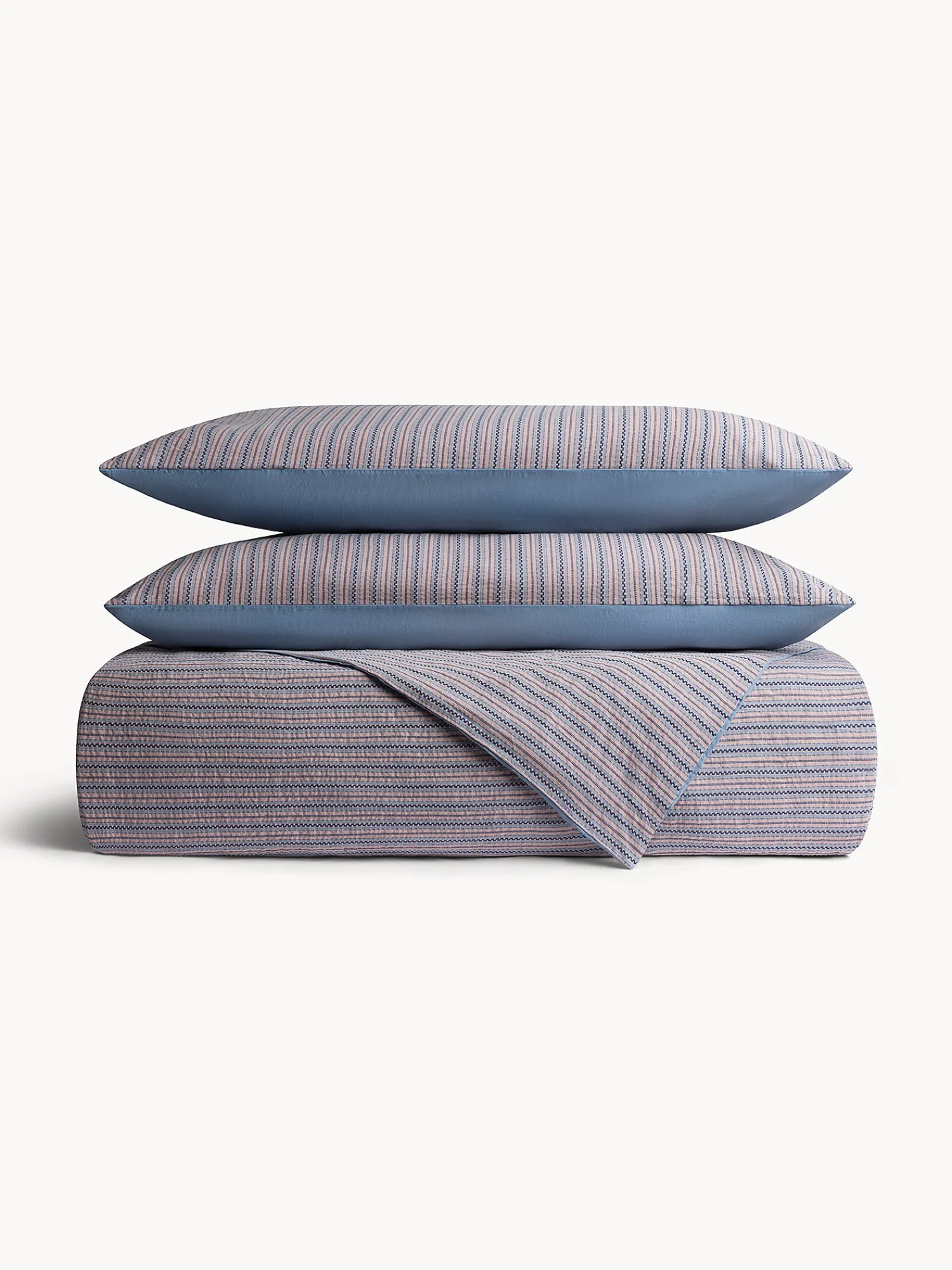 coincasa Federa in cotone lavato con lavorazione jacquard