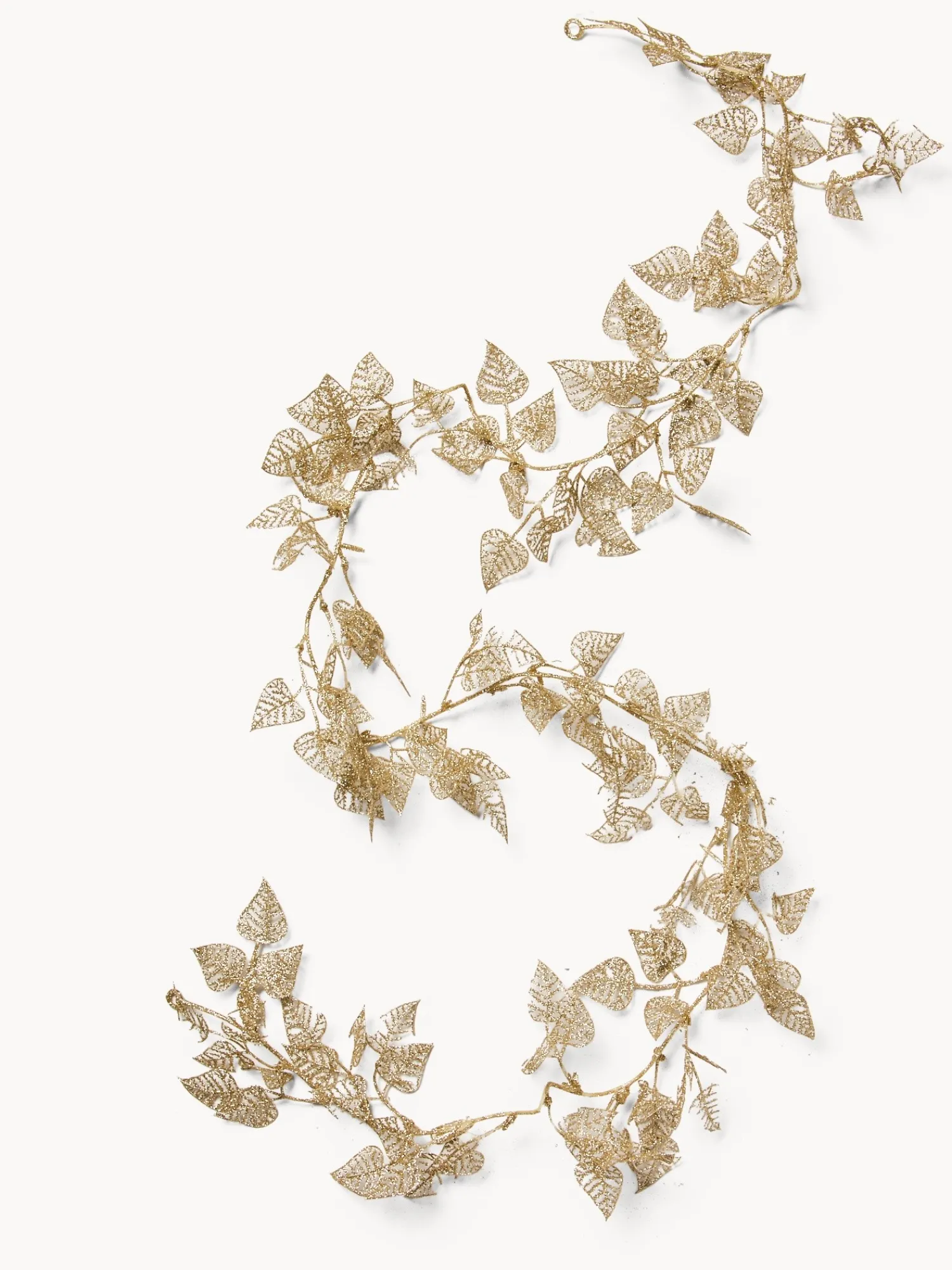 coincasa Festone a fogliele colore champagne