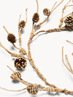 coincasa Festone in corda con pigne