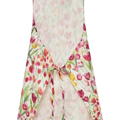 coincasa Grembiule da cucina panama di cotone stampa tulipani