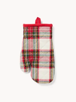 coincasa Guanto cucina tartan in puro cotone tinto filo