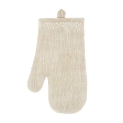 coincasa Guanto da cucina puro cotone fiammato con ricami