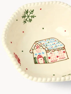 coincasa Insalatiera in porcellana motivo villaggio di Natale