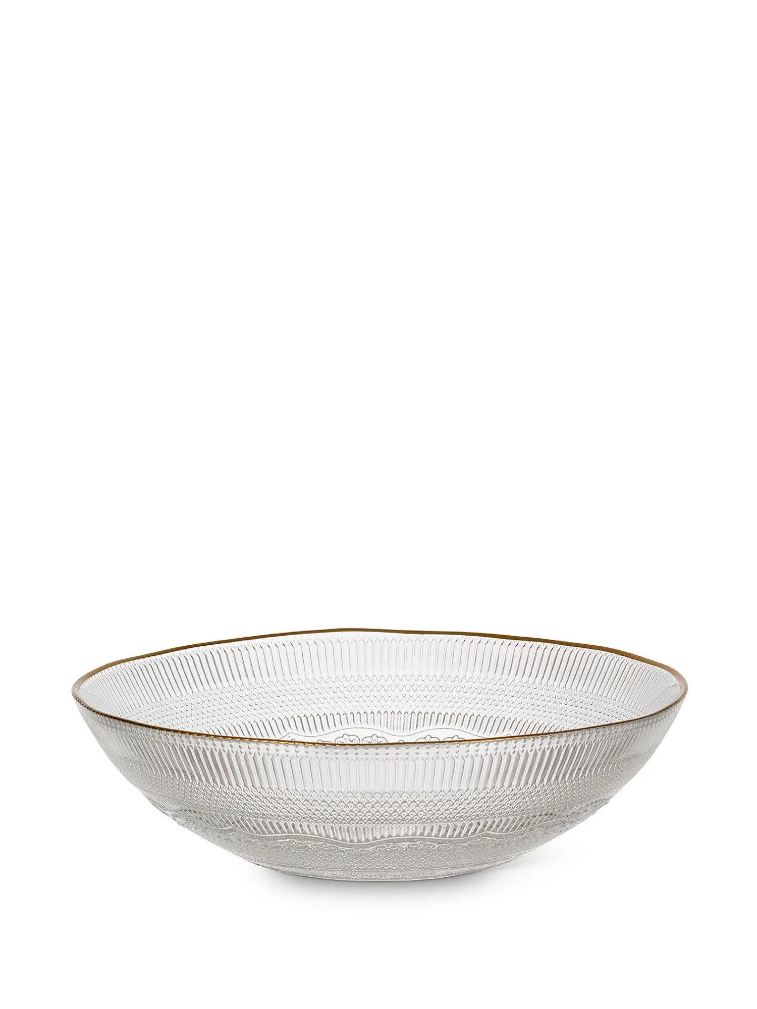 coincasa Insalatiera vetro filo oro