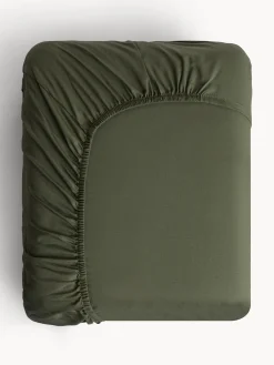 coincasa Lenzuolo con angoli in raso di cotone lavato tinta unita