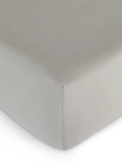 coincasa Lenzuolo con angoli raso di cotone tinta unita Zefiro