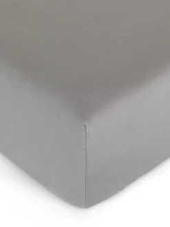 coincasa Lenzuolo con angoli raso di cotone tinta unita Zefiro