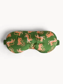 coincasa Mascherina notte in tessuto setoso con stampa