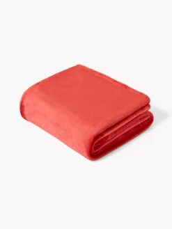 coincasa Maxiplaid in flanella tinta unita