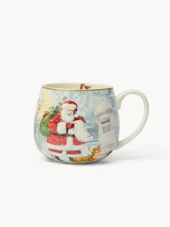 coincasa Mug in new bone china Babbo Natale vintage