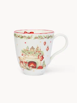 coincasa Mug in porcellana Natale vintage