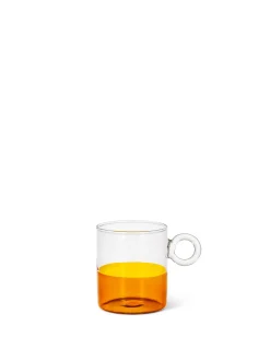 coincasa Mug vetro borosilicato ambra