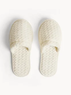 Pantofole in pile motivo zig zag