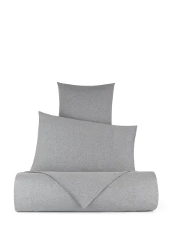 coincasa Parure copripiumino jersey di cotone tinta unita