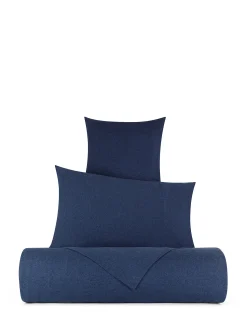 coincasa Parure copripiumino jersey di cotone tinta unita