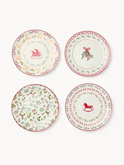 coincasa Piattini pane in new bone china decoro crochet