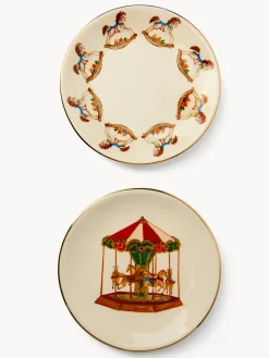 coincasa Piattini pane in stoneware decorato