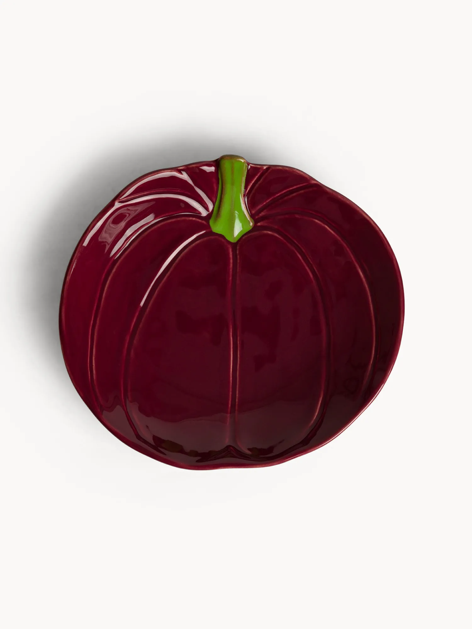 Piattino in stoneware a forma di zucca