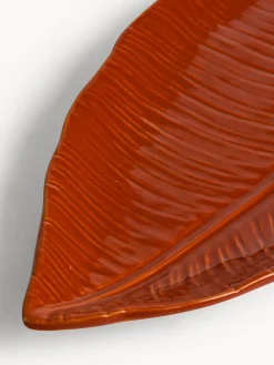 coincasa Piattino in stoneware a forma di foglia