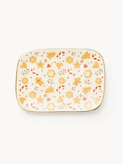 coincasa Piatto da portata in stoneware motivo gingerbread