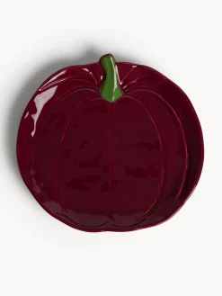 Piatto da portata in stoneware a forma di zucca