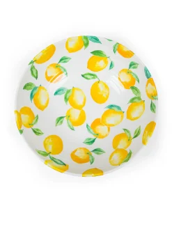 coincasa Piatto fondo melammina motivo limoni