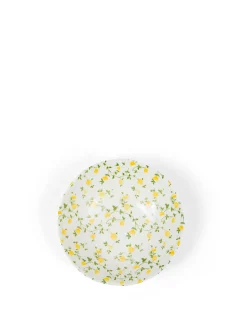 coincasa Piatto fondo porcellana motivo fiorellino