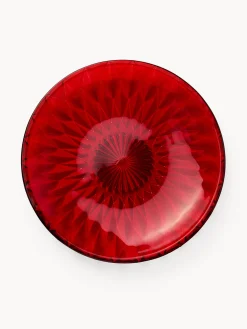 coincasa Piatto frutta in vetro spruzzato stampato