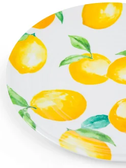 coincasa Piatto frutta melammina motivo limoni