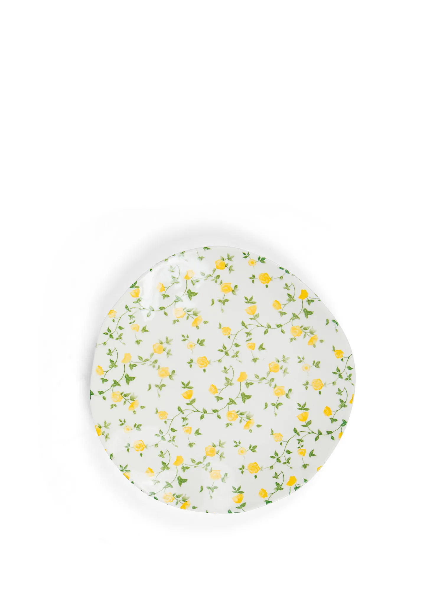 coincasa Piatto frutta porcellana motivo fiorellino