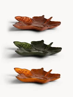 coincasa Piatto in vetro a forma foglia