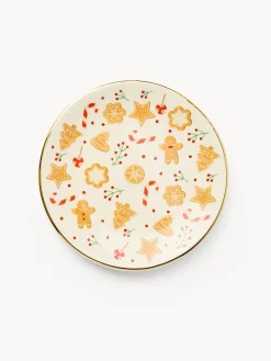 coincasa Piatto pane in stoneware motivo gingerbread