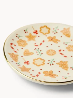 coincasa Piatto pane in stoneware motivo gingerbread