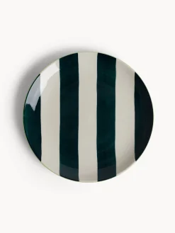 coincasa Piatto piano in ceramica a righe