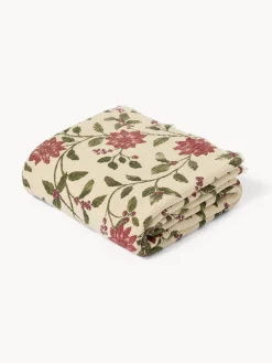 coincasa Plaid in garza di cotone stampa artigianale