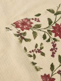 coincasa Plaid in garza di cotone stampa artigianale