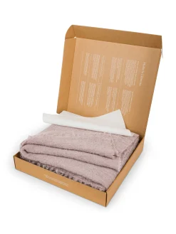 society limonta Plaid morbidissimo in lana e alpaca Special Capsule SOCIETY Made in Italy per Coincasa