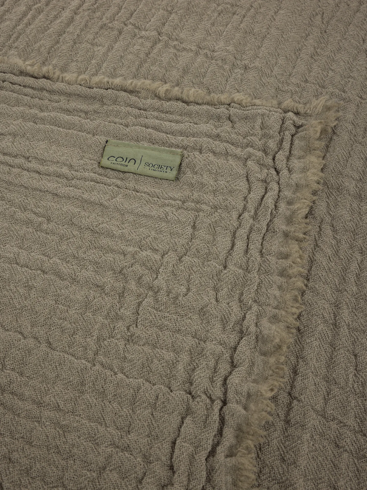 society limonta Plaid morbidissimo in pura lana Special Capsule SOCIETY Made in Italy per Coincasa