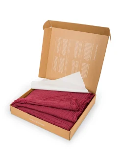 society limonta Plaid morbidissimo in pura lana Special Capsule SOCIETY Made in Italy per Coincasa