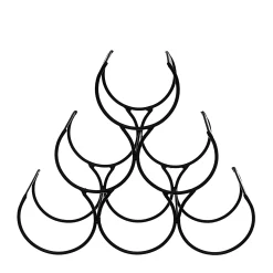 Porta bottiglie piramidale ferro smaltato