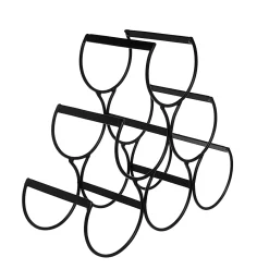 Porta bottiglie piramidale ferro smaltato