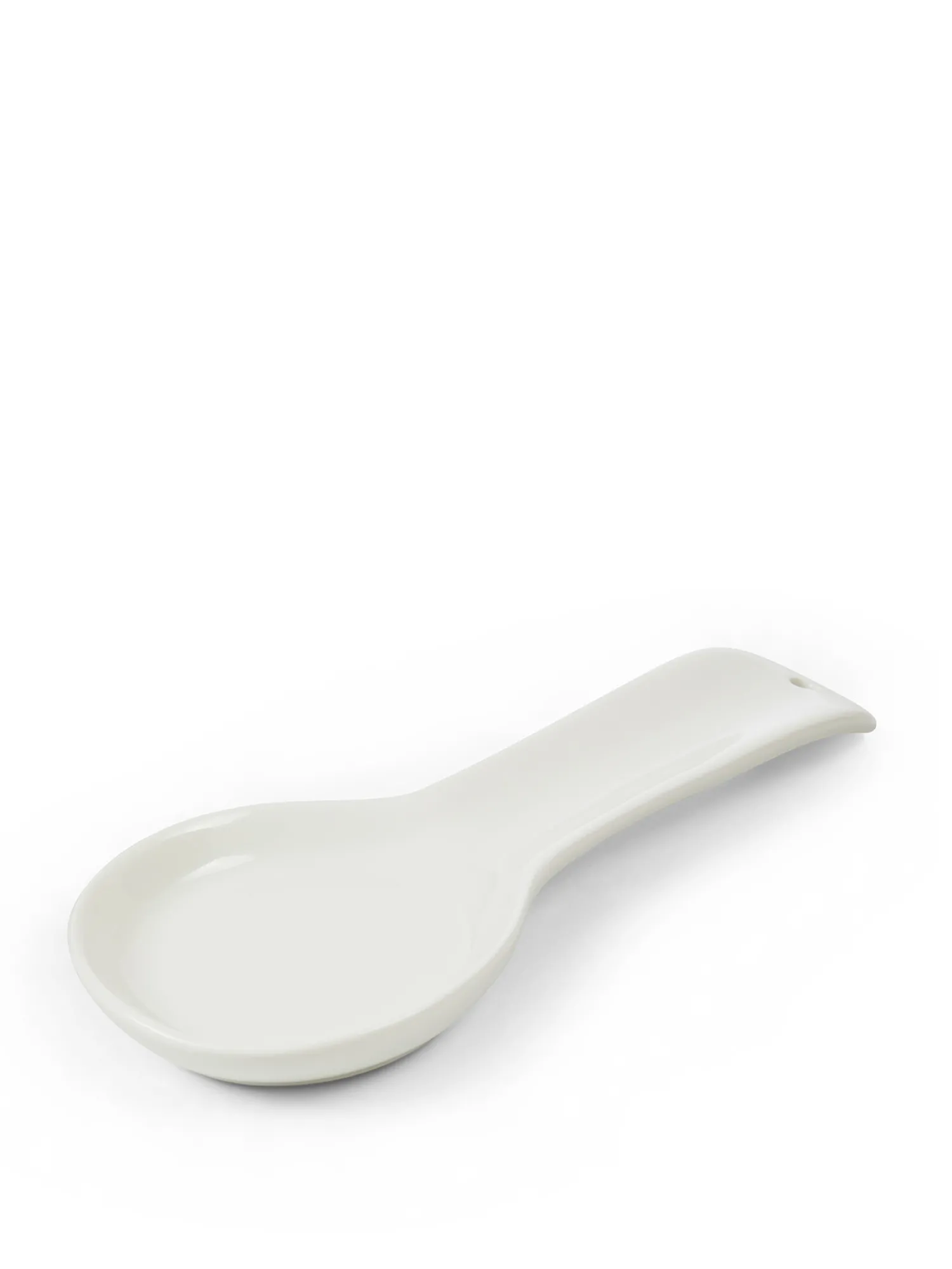 Porta mestolo porcellana bianca