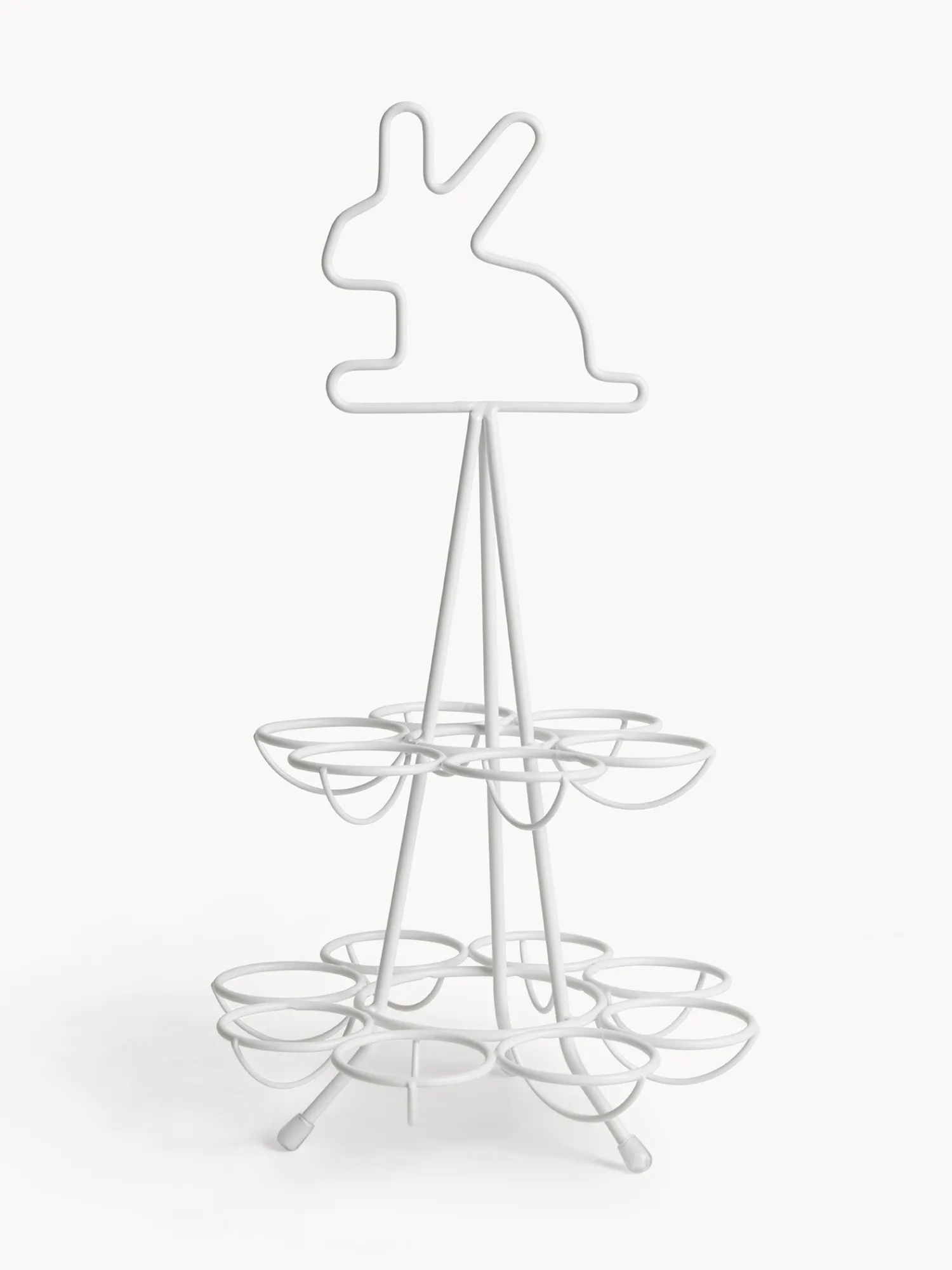 coincasa Porta uovo 2 piani ferro smaltato