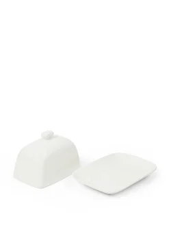 coincasa Portaburro porcellana bianca