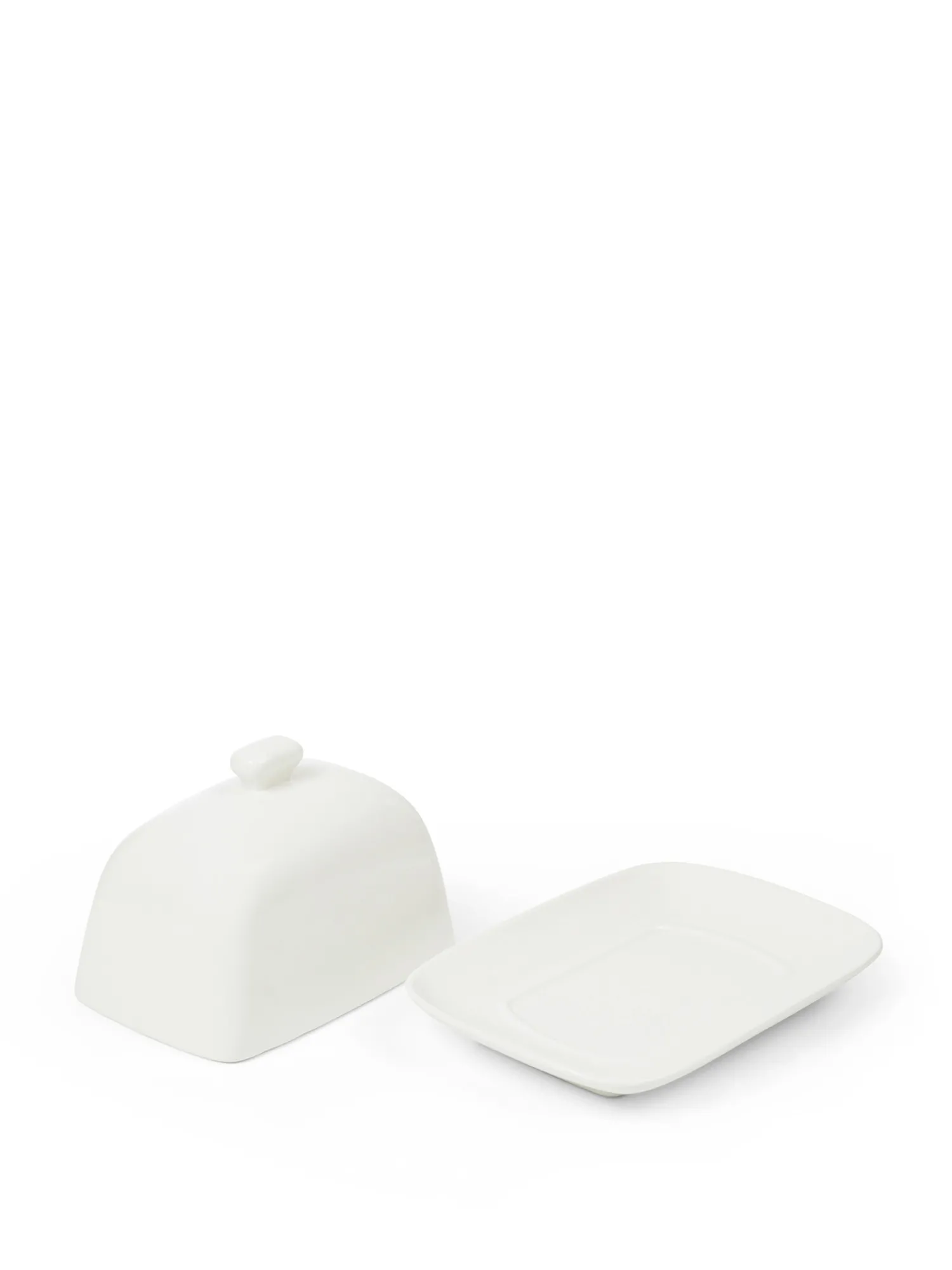 coincasa Portaburro porcellana bianca