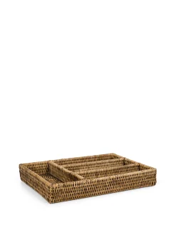 Portaposate in rattan