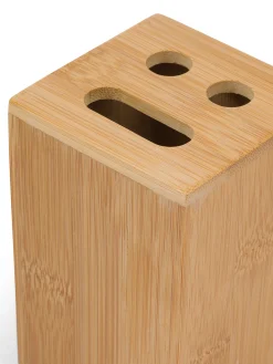 coincasa Portaspazzolini sapone in bamboo