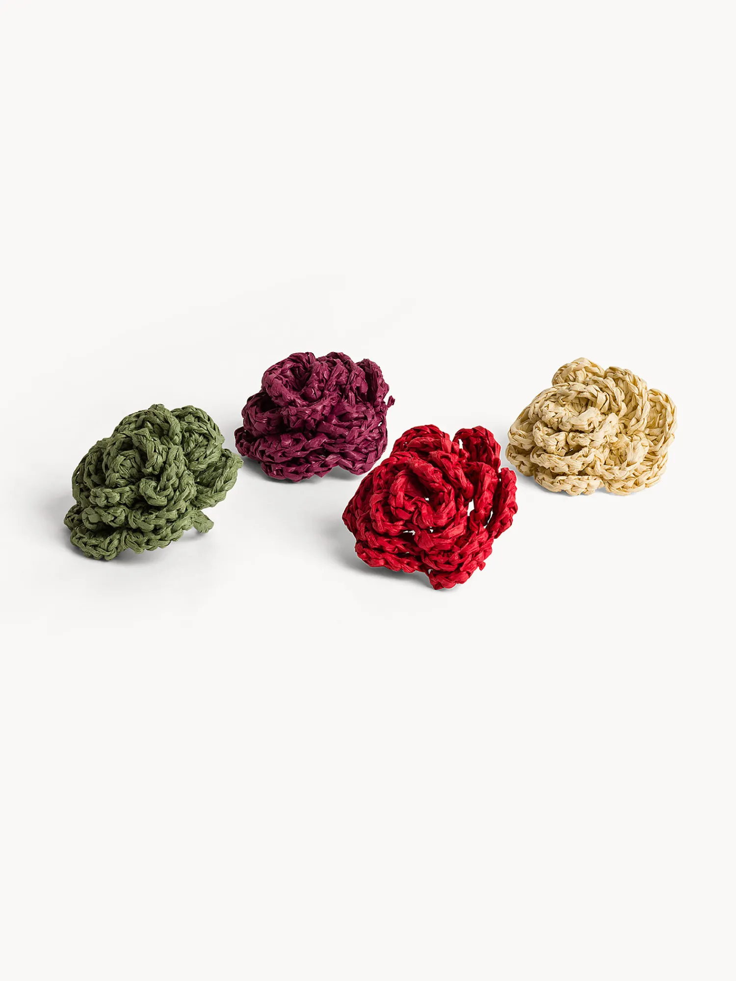 coincasa Portatovagliolo fiore in carta tessile