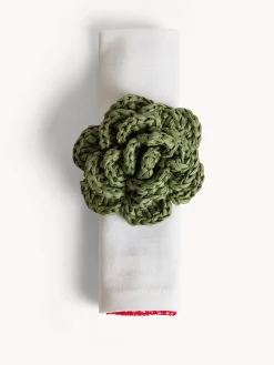 coincasa Portatovagliolo fiore in carta tessile